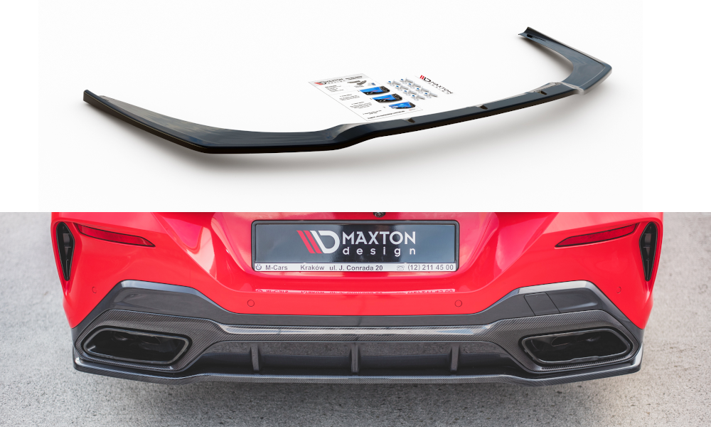 Image of Central Rear Splitter BMW 8 Coupe M-Pack G15 - Gloss Black