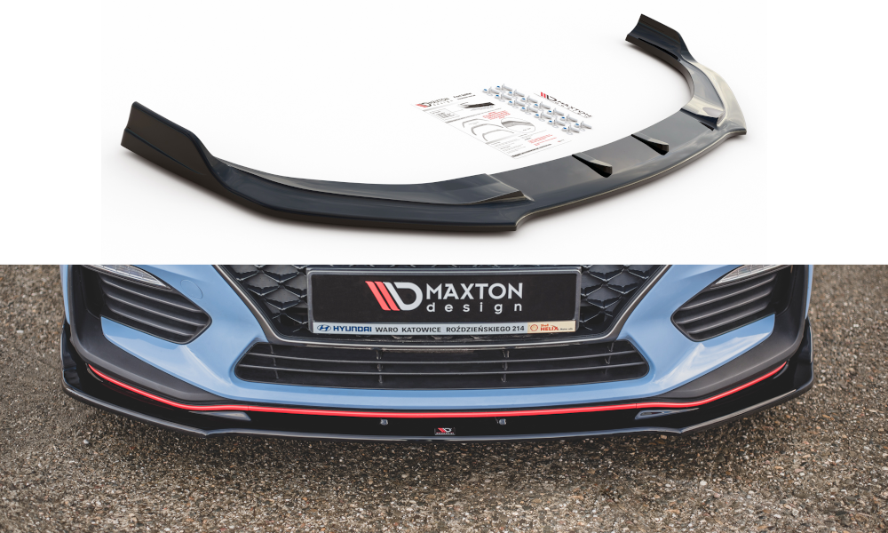 Image of Front Splitter V.3 Hyundai I30 N MK3 Hatchback/ Fastback-GB