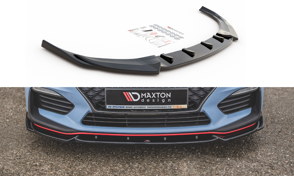 Image of Front Splitter V.5 Hyundai I30 N MK3 Hatchback/ Fastback-GB