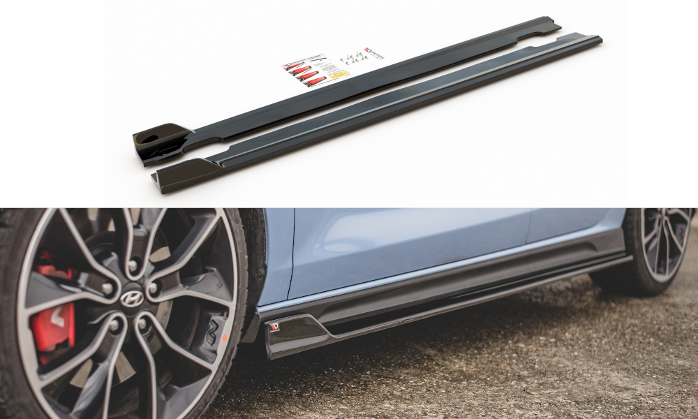 Image of Side Skirts Diff. V.5 Hyundai I30 N MK3/MK3 FL HB/ Fastback- V1