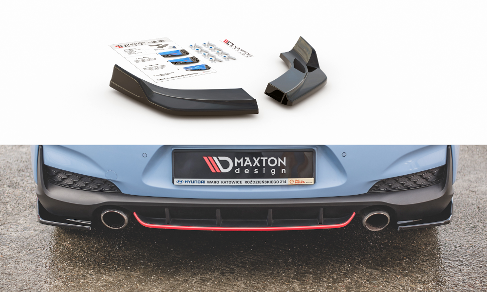 Image of Rear Side Splitters V.3 Hyundai I30 N MK3 Hatchback-GB