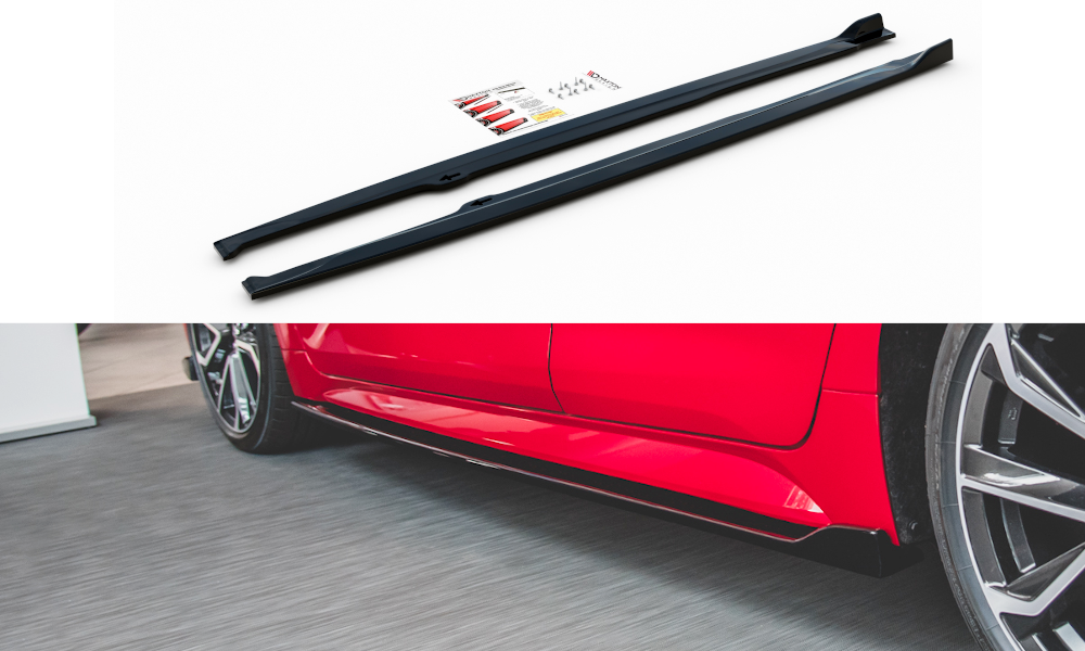 Image of Side Skirts Diffusers Toyota Corolla XII Hatchback-GB