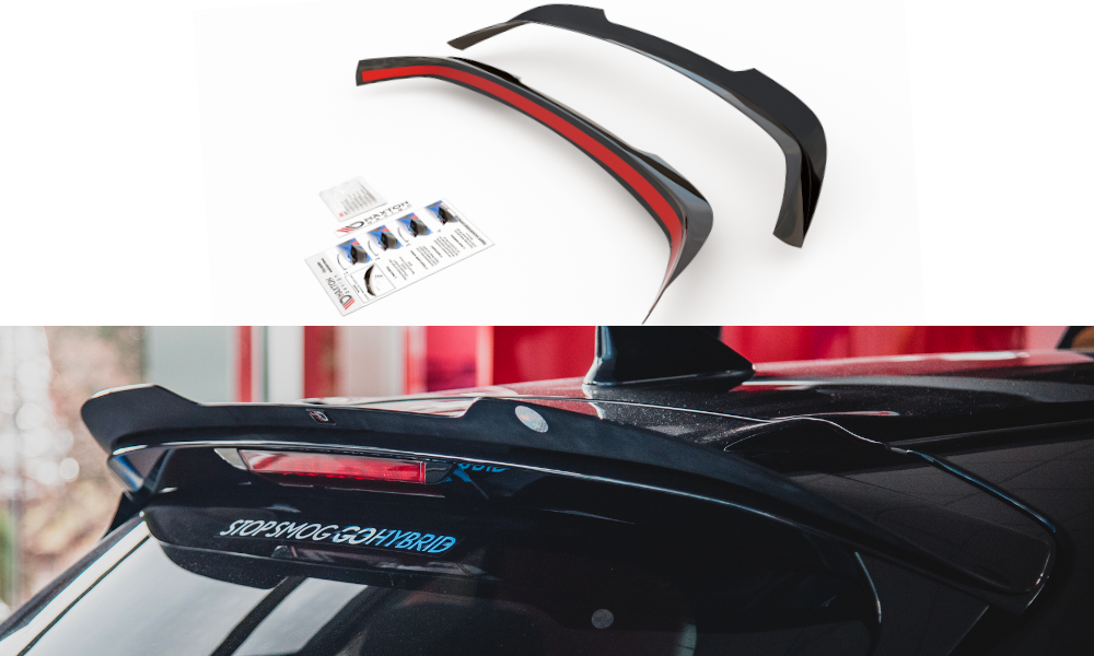 Image of Spoiler Cap Toyota Corolla XII Hatchback - Gloss Black