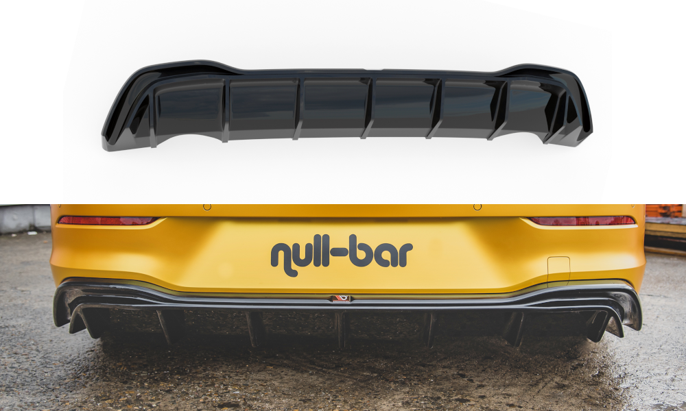 Image of Rear Valance VW Golf 8 - Gloss Black