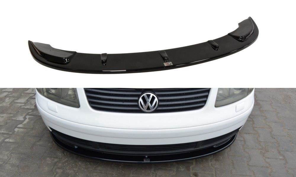 Image of Front Splitter VW Passat B5 - Gloss Black