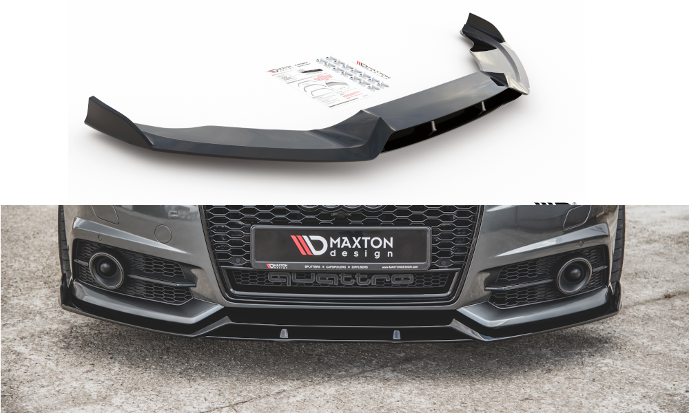 Image of Front Splitter Audi S6 / A6 S-Line C7 FL - Primed