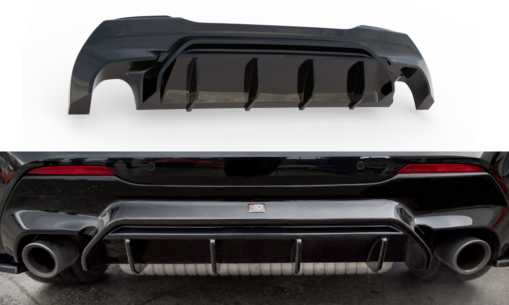 Rear Valance V.1 For BMW 1 F40 M-Pack/ M135I - Gloss Black