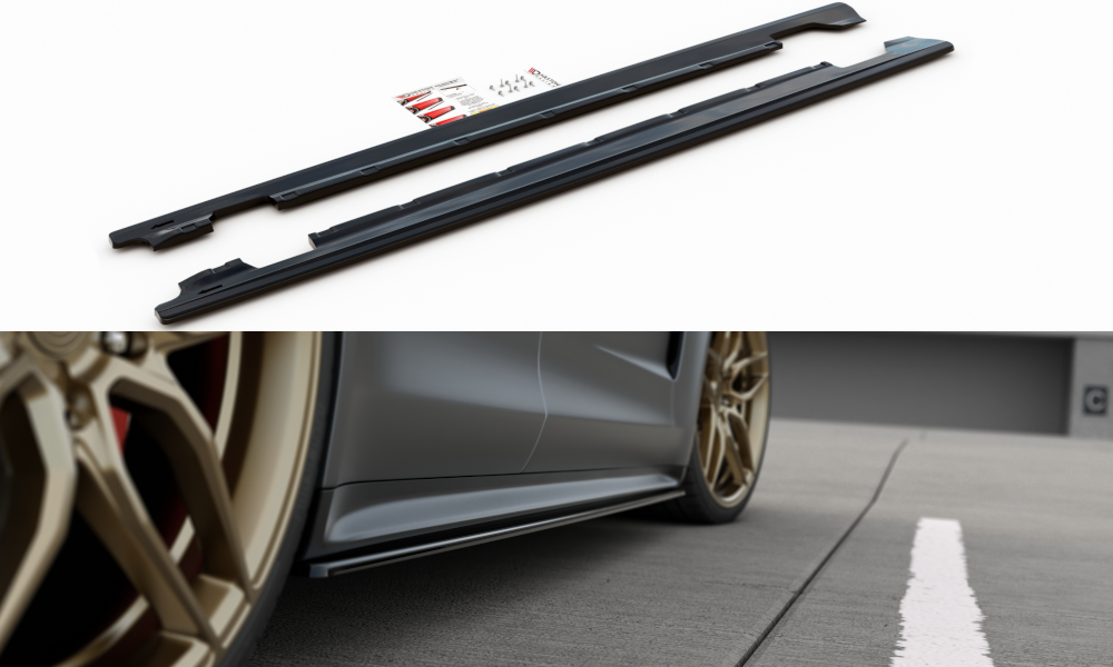 Image of Side Skirts Diffusers Porsche Panamera Turbo / GTs 971-GB