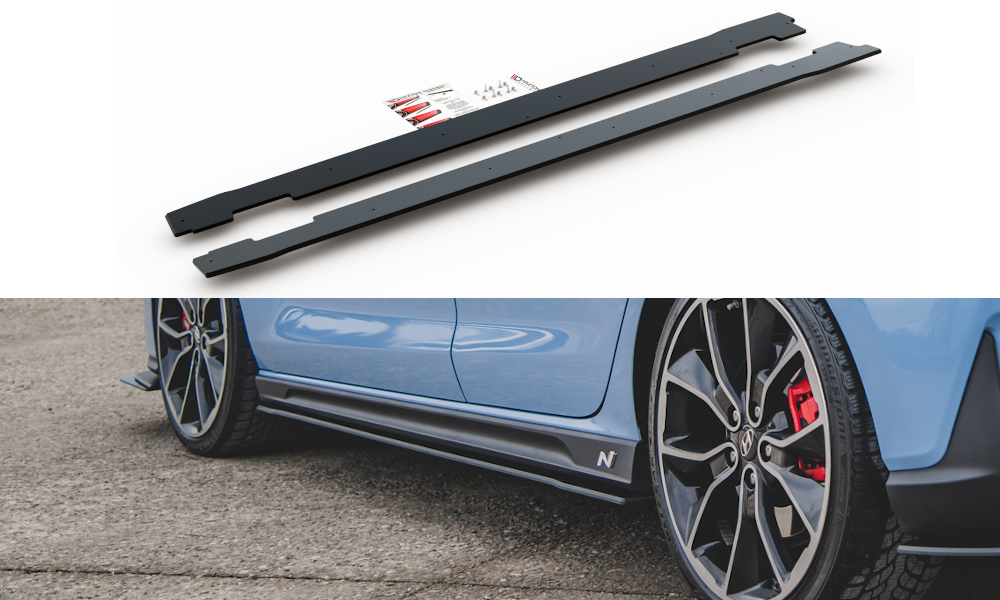 Image of Side Skirts Diff. Hyundai I30 N MK3/MK3 FL HB/Fastback-Rl