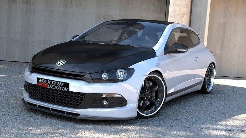 Image of Front Splitter VW Scirocco R-Line - Gloss Black