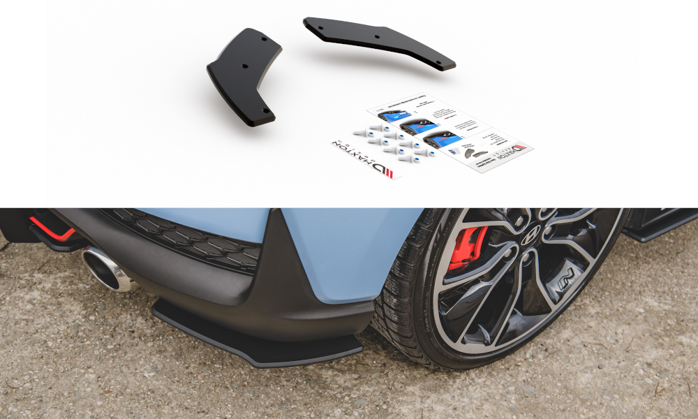 Image of Side Splitters Hyundai I30 N MK3 Hatchback-Black