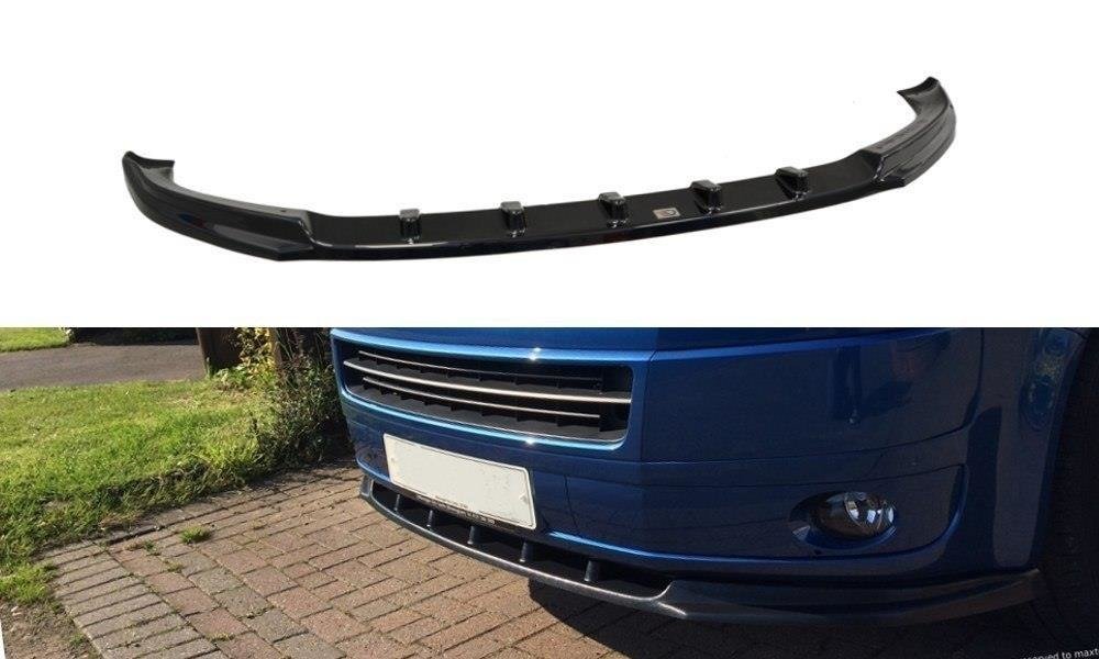 Image of Front Splitter VW T5 (Facelift) - Gloss Black