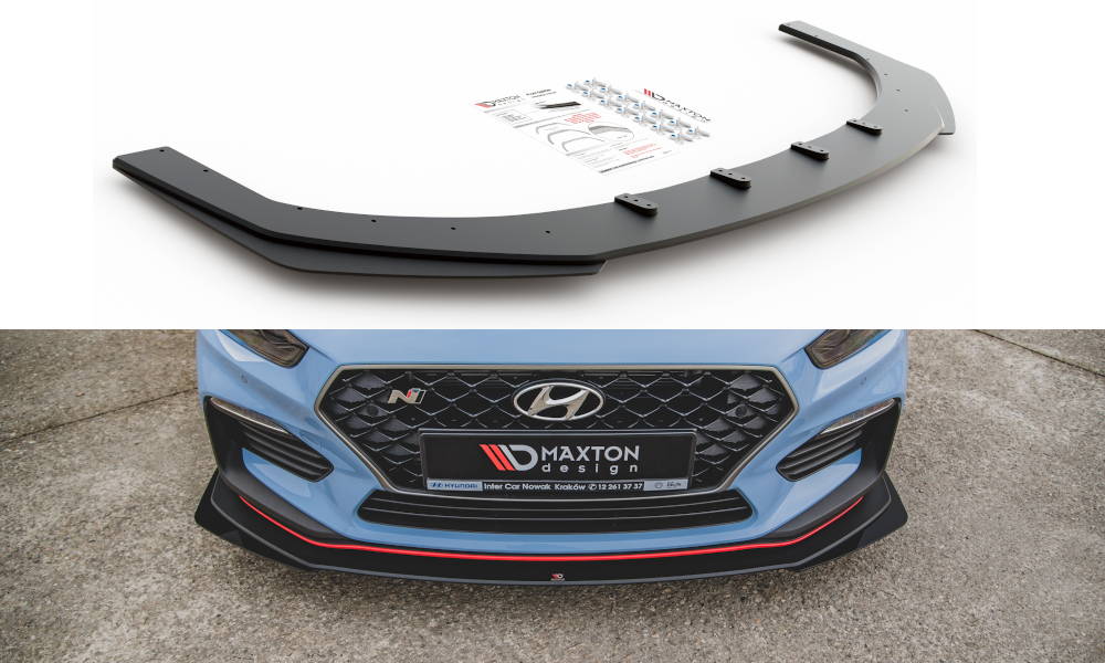 Image of Splitter+Flaps Hyundai I30 N MK3 Hatchback/Fastback-GB V2