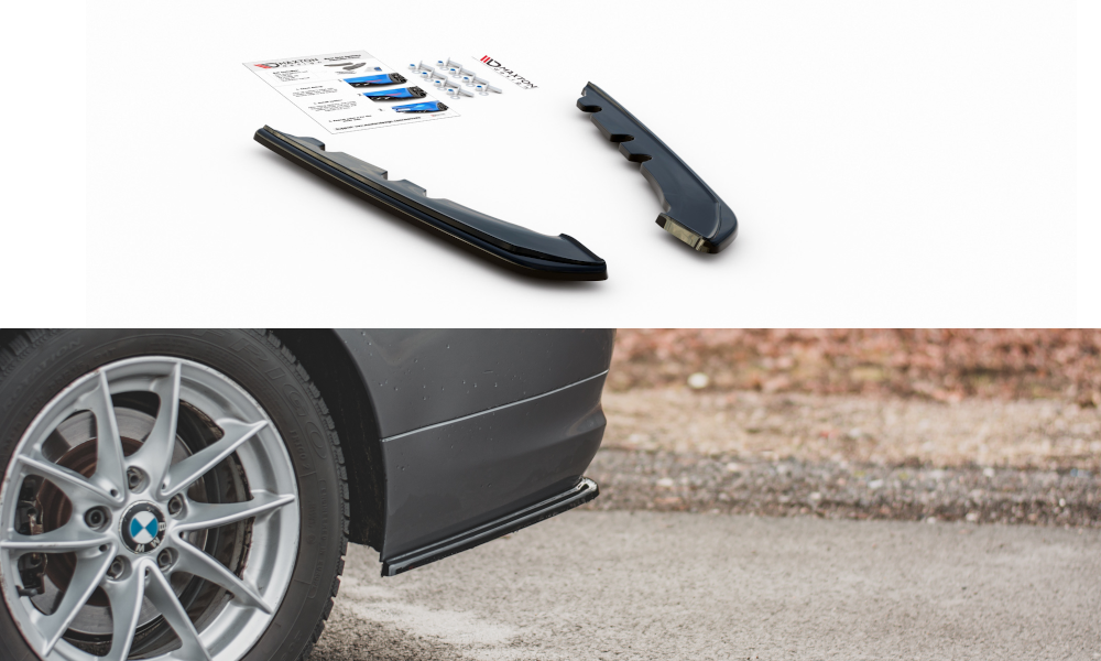 Image of Zijsplitters achter BMW 3 E91 Facelift - Glanzend Zwart