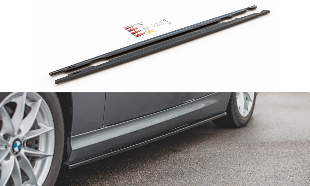 Image of Sideskirts diffusers BMW 3 E90/E91 Facelift - Glanzend Zwart
