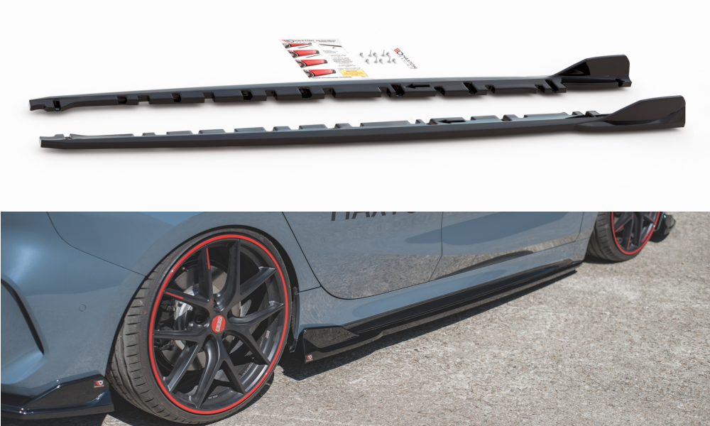 Image of Side Skirts Diffusers V.3 For BMW 1 F40 M-Pack/ M135I -GB