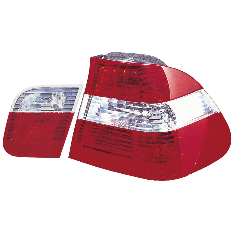 Image of BMW E46 01-03 Sedan Led-achterlichten Rood Wit V2