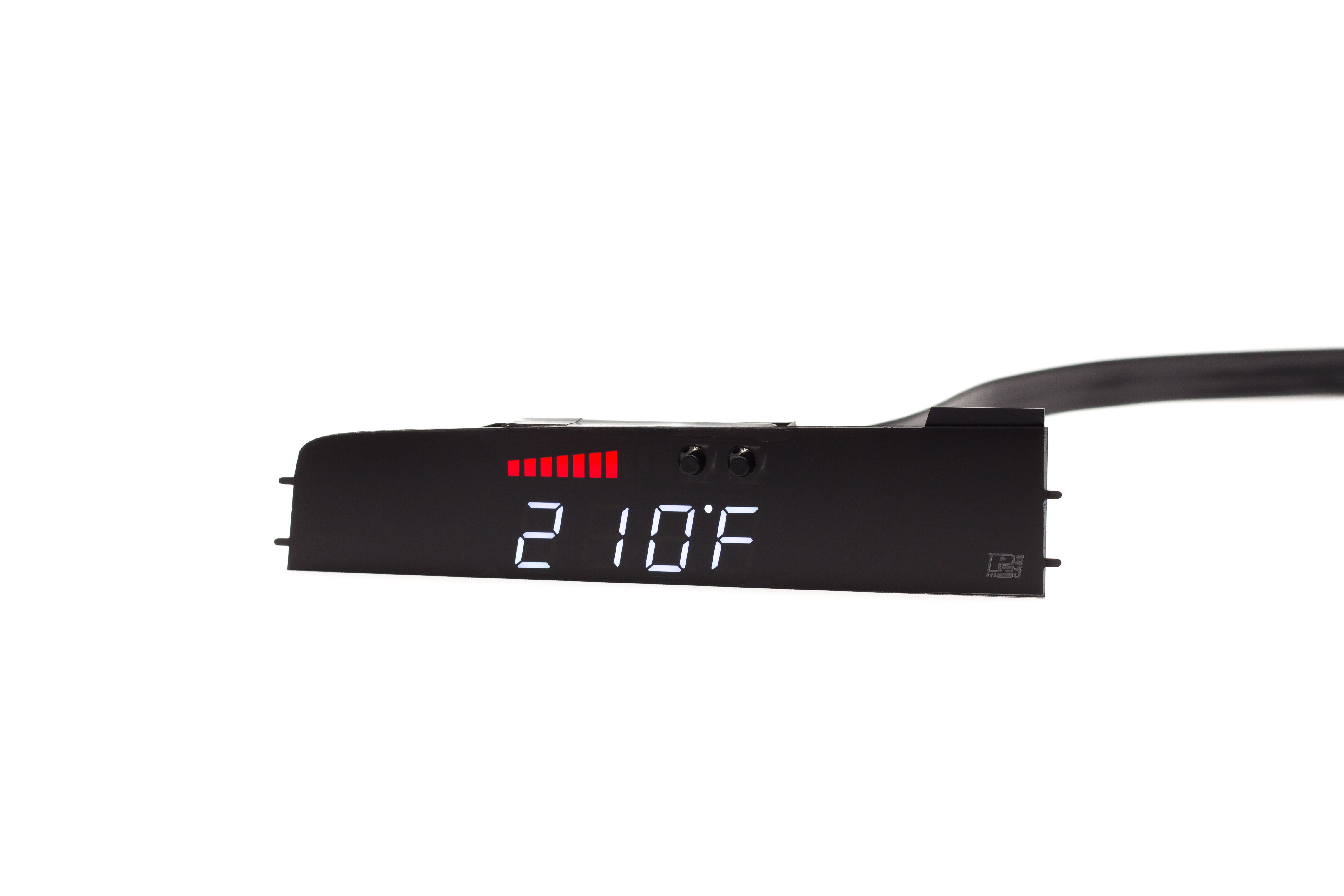 Image of P3 V3 OBD2 - Audi C7 Gauge (2011-2018) Without Vent Red Bars / White Digits