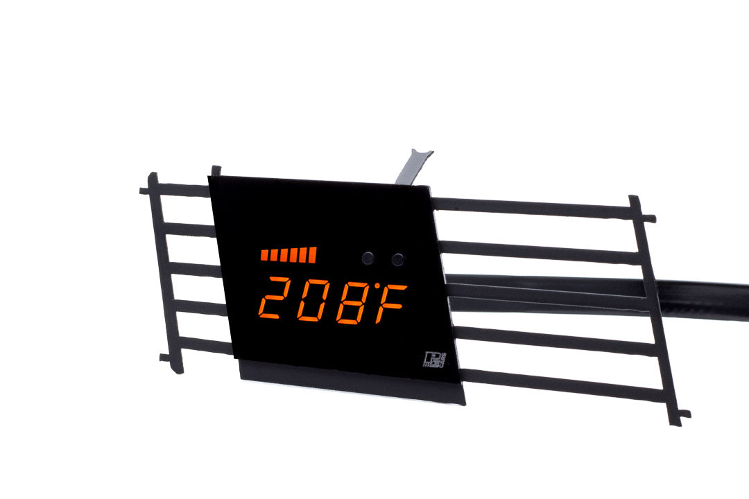 Image of P3 V3 OBD2 - BMW E6X Gauge (2008-2010) Without Vent Red Bars / Red Digits