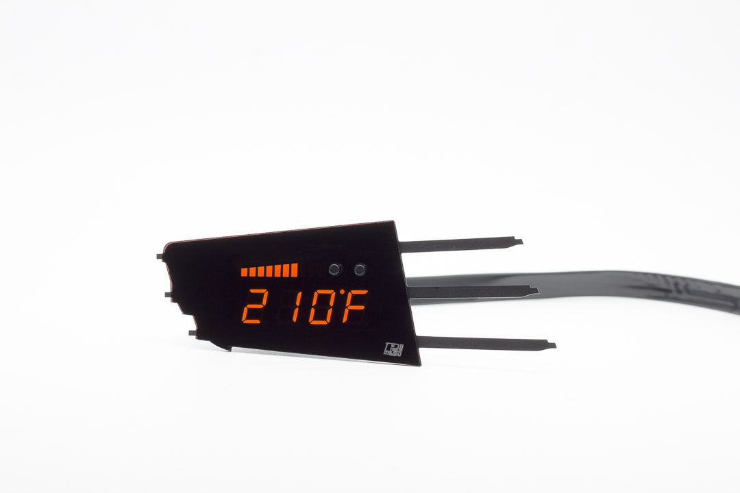 Image of P3 V3 OBD2 - BMW Z4 E89 Gauge (2009-2016) Without Vent Orange Bars / Orange Digits