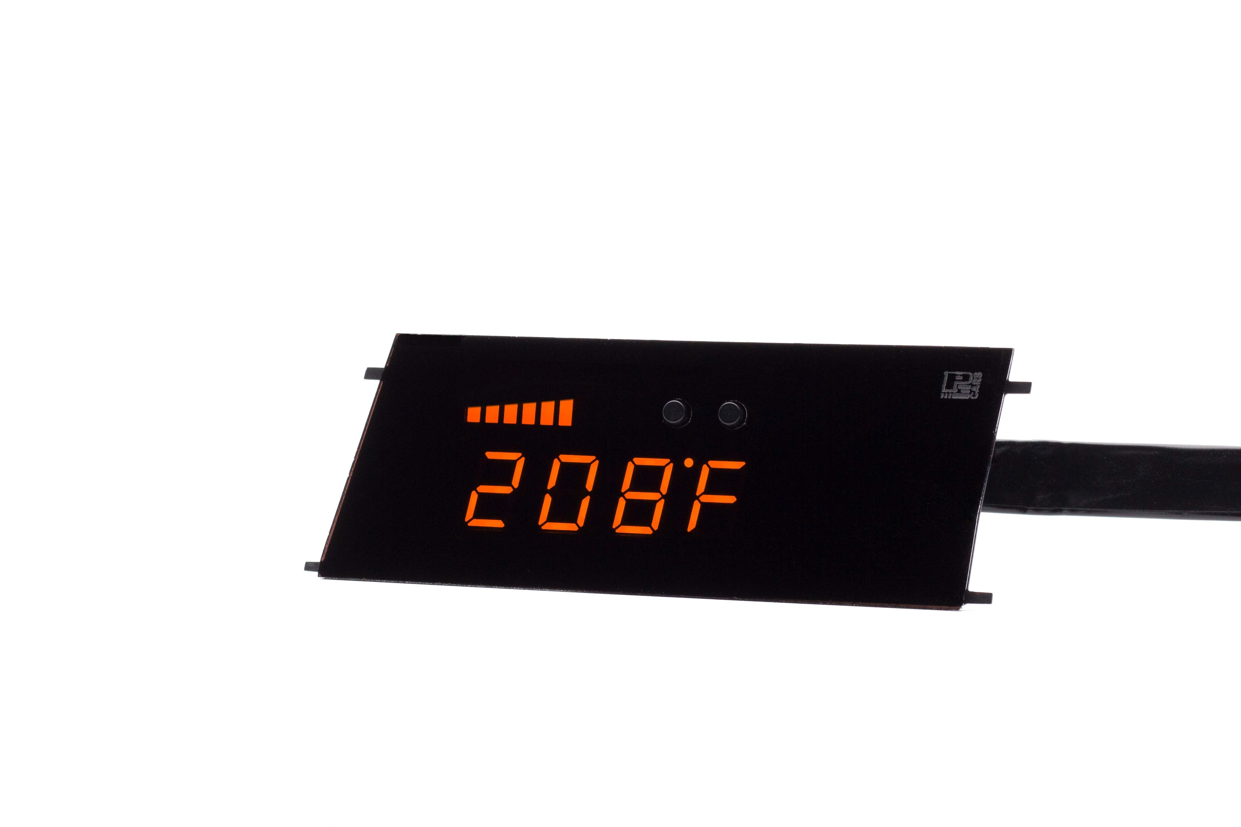 Image of P3 V3 OBD2 - BMW 1 Series E8X Gauge (2008-2011) Without Vent Orange Bars / Orange Digits