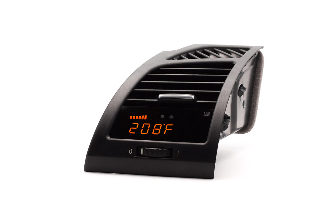 Image of P3 V3 OBD2 - BMW 1 Series E8X Gauge (2008-2011) With Vent Orange Bars / Orange Digits