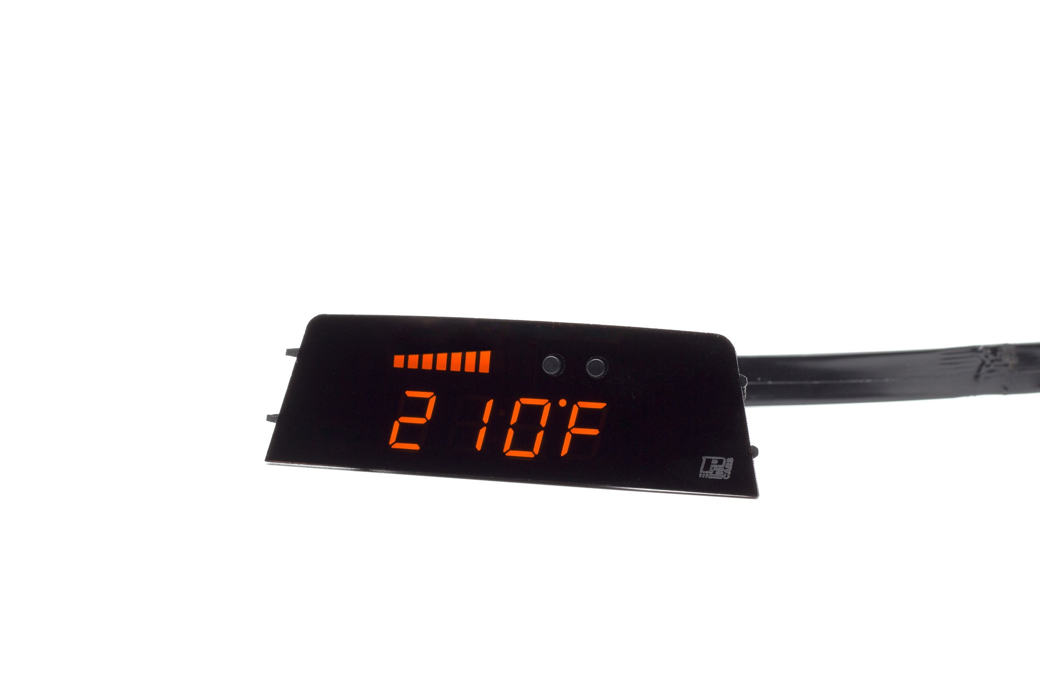 P3 V3 OBD2 - BMW 6 Series F06/F12/F13 Gauge (2011-2018) Without Vent Orange Bars / White Digits