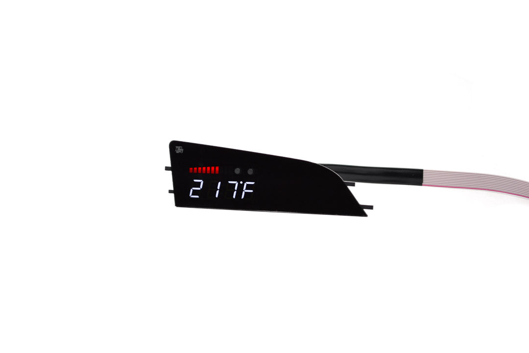 Image of P3 V3 OBD2 - Cadillac ATS Gauge (2013-2019) Without Vent Red Bars / White Digits