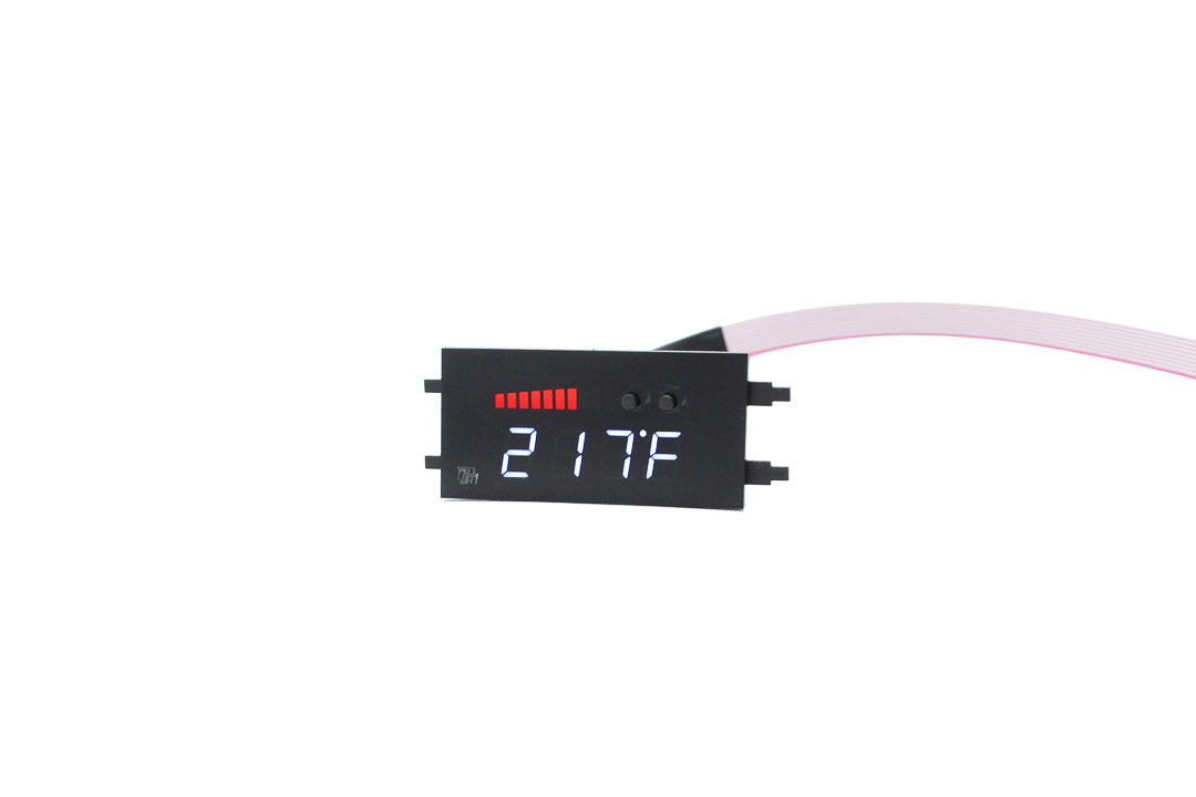 Image of P3 V3 OBD2 - Chevrolet Silverado Gauge (2022+) Without Vent Red Bars / White Digits