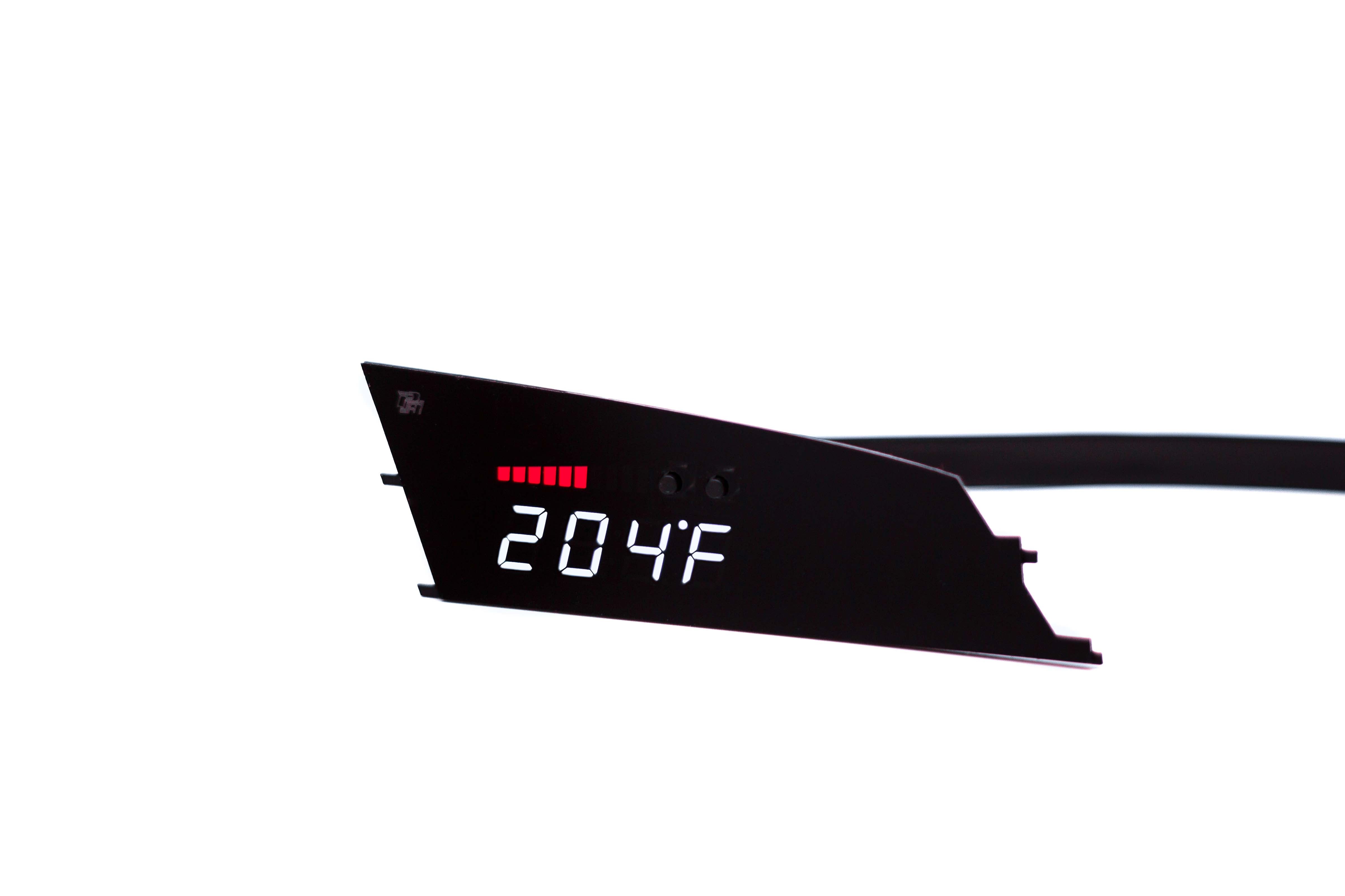 Image of P3 V3 OBD2 - Cadillac CTS Gen3 Gauge (2016-2019) Without Vent Red Bars / White Digits