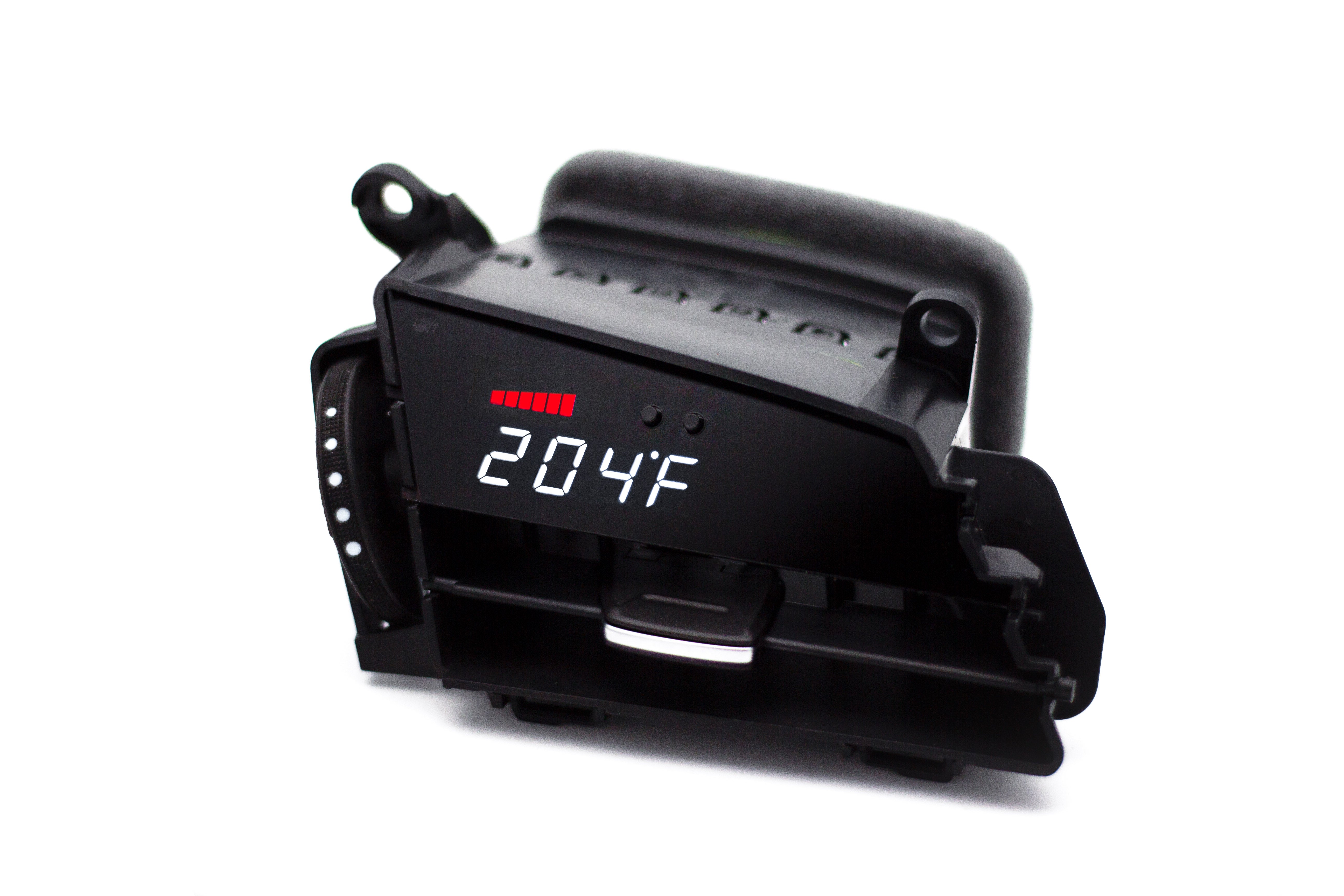 Image of P3 V3 OBD2 - Cadillac CTS Gen3 Gauge (2016-2019) With Vent Red Bars / White Digits