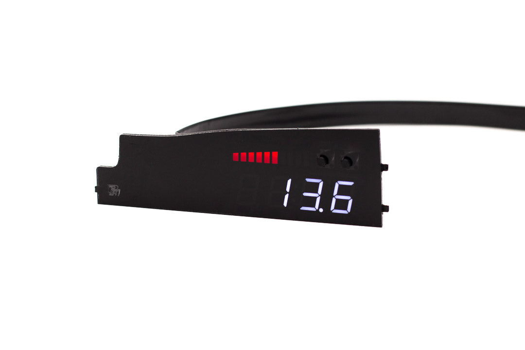 Image of P3 V3 OBD2 - Chevrolet Corvette C6 Gauge (2005-2013) Without Vent Red Bars / White Digits