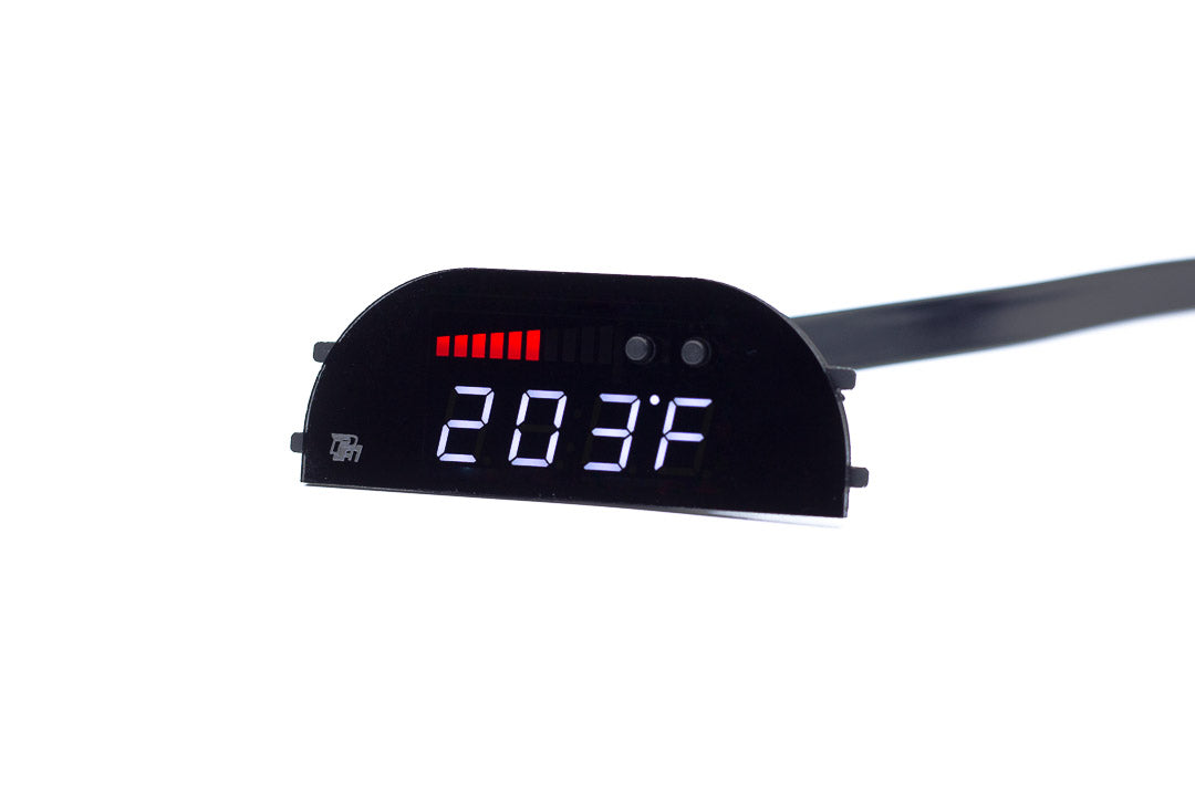 Image of P3 V3 OBD2 - Dodge Charger Gen7 Gauge (2011+) Without Vent Red Bars / White Digits