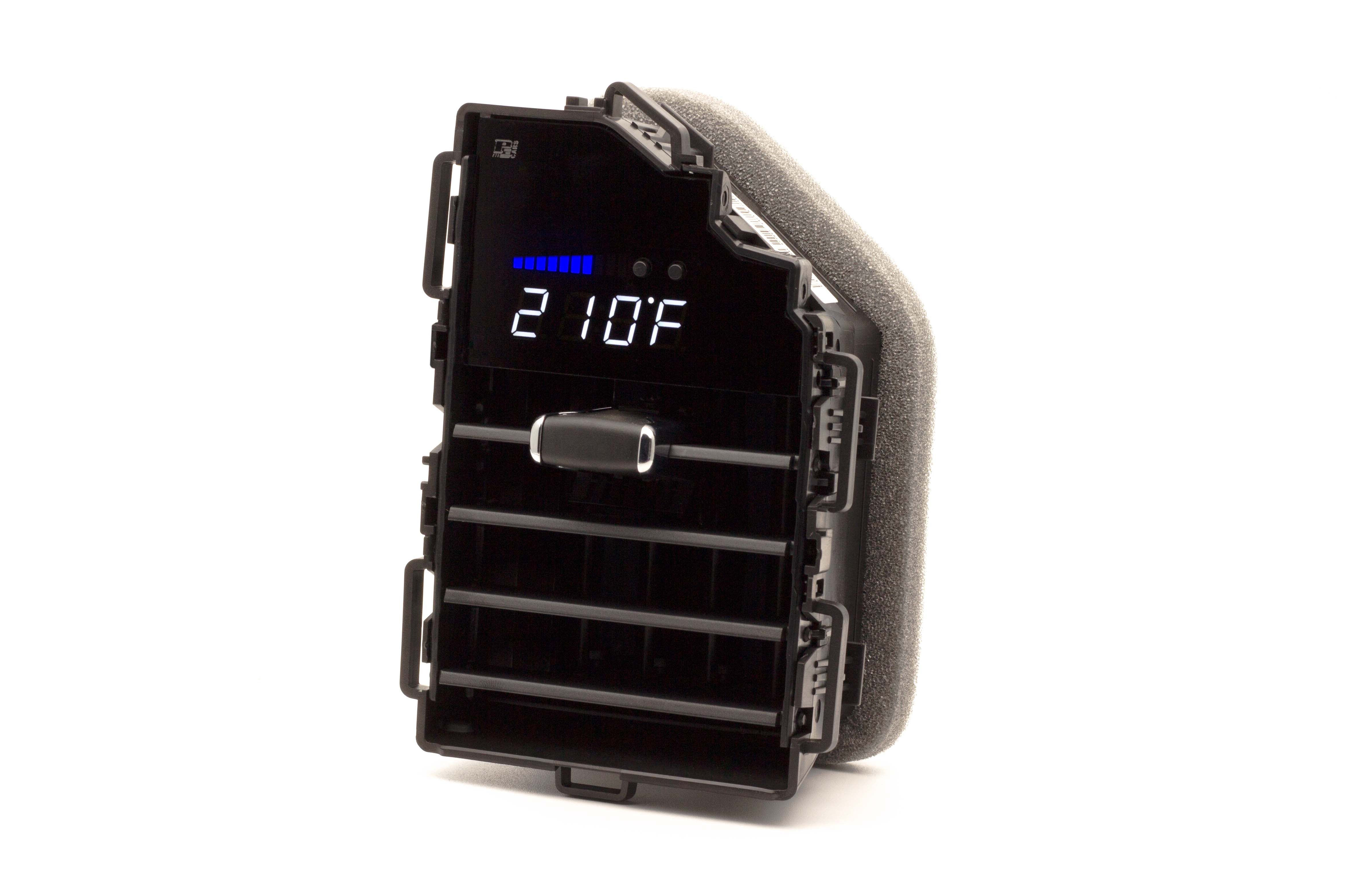 Image of P3 V3 OBD2 - Ford Super Duty Gauge (2017-2022) Without Vent Blue Bars / White Digits