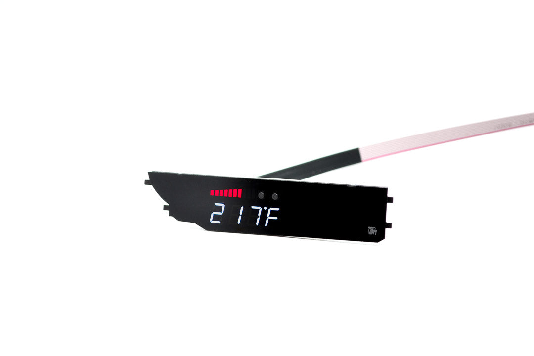 Image of P3 V3 OBD2 - Ford Explorer Gen6 Gauge (2020+) Without Vent Blue Bars / White Digits