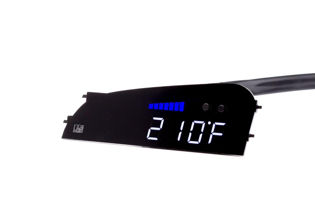 Image of P3 V3 OBD2 - VW Golf Mk7 / Mk7.5 Gauge (2014-2019) Without Vent Red Bars / White Digits