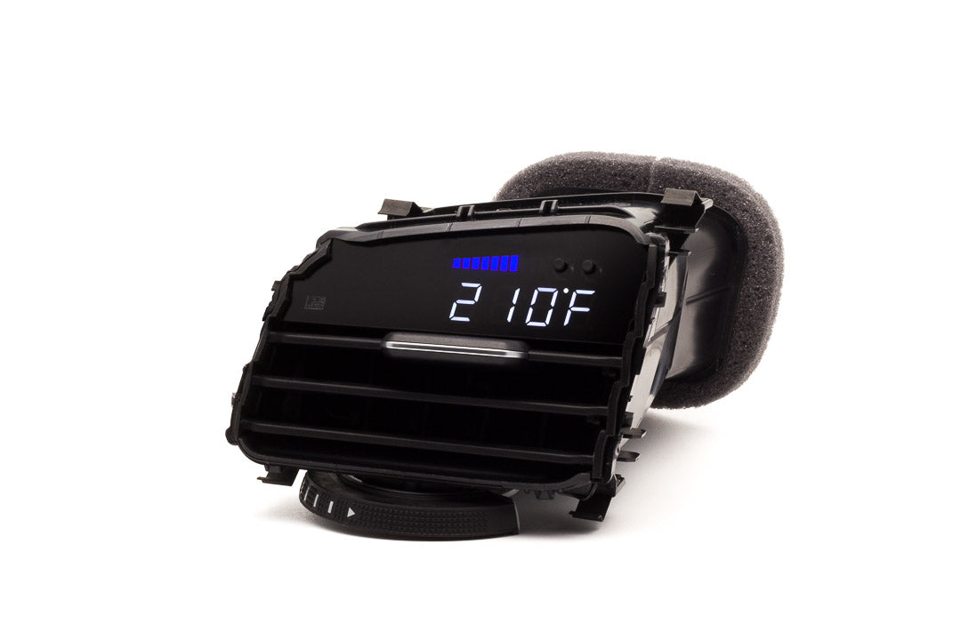 Image of P3 V3 OBD2 - VW Golf Mk7 / Mk7.5 Gauge (2014-2019) With Vent Red Bars / White Digits