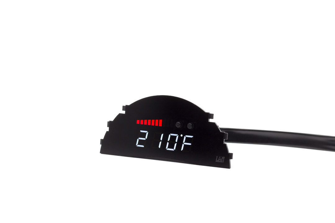 Image of P3 V3 OBD2 - VW Beetle A5 Gauge (2011-2019) Without Vent Red Bars / White Digits