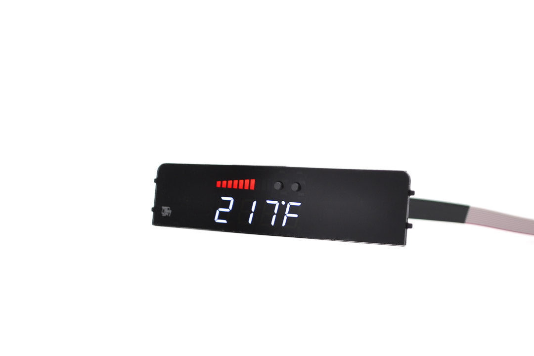 Image of P3 V3 OBD2 - VW Touareg Gauge (2010-2017) Without Vent Red Bars / White Digits