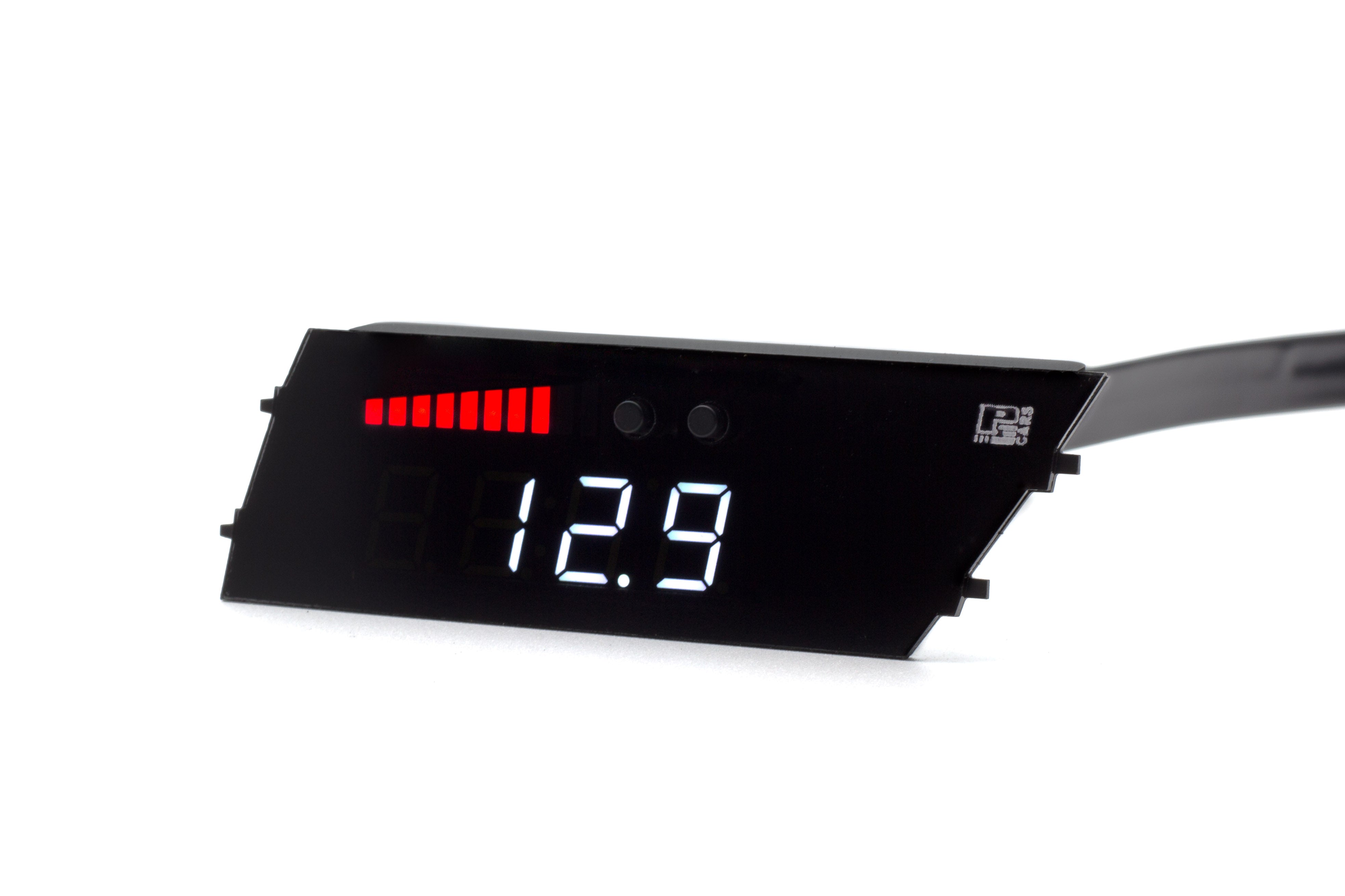 Image of P3 Analog Gauge - Audi A4/S4/RS4 B8 (2008-2016) Without Vent Red Bars / White Digits