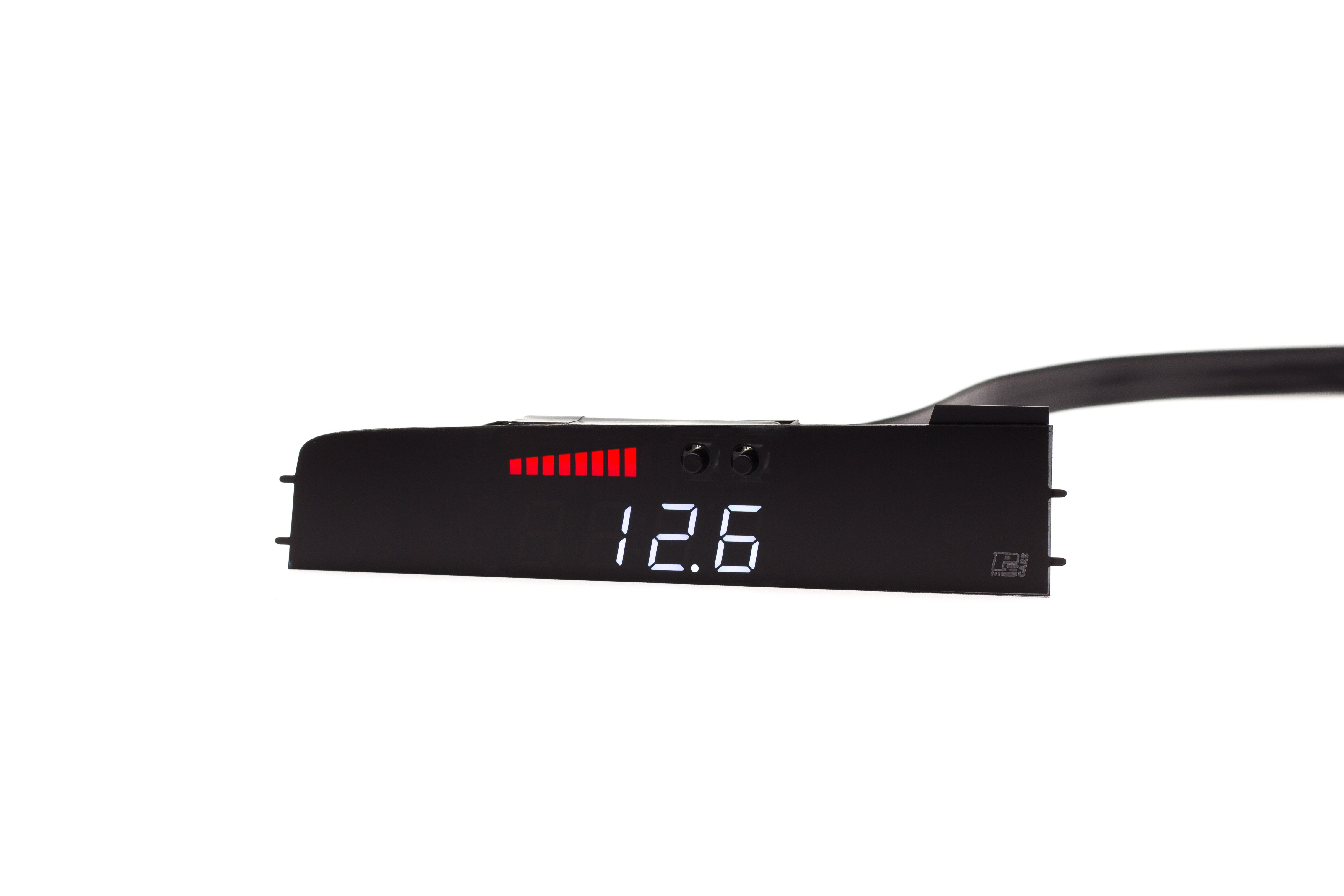 Image of P3 Analog Gauge - Audi C7 (2011-2018) Without Vent Red Bars / White Digits