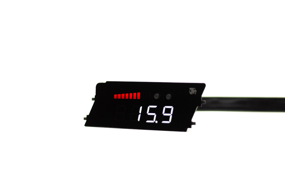Image of P3 Analog Gauge - Audi Q5 (2018+) Without Vent Red Bars / White Digits