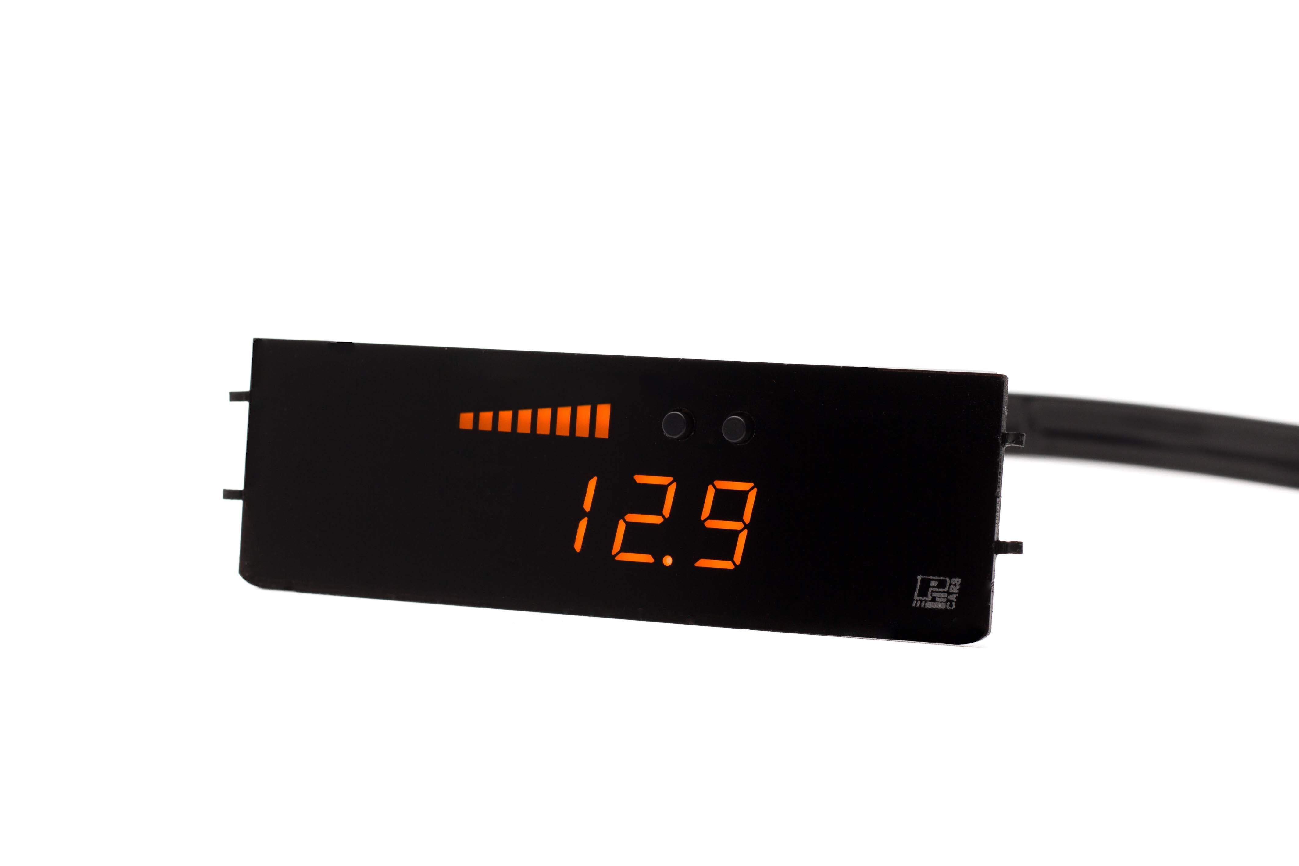 Image of P3 Analog Gauge - BMW E46 (1997-2006) Without Vent Orange Bars / Orange Digits