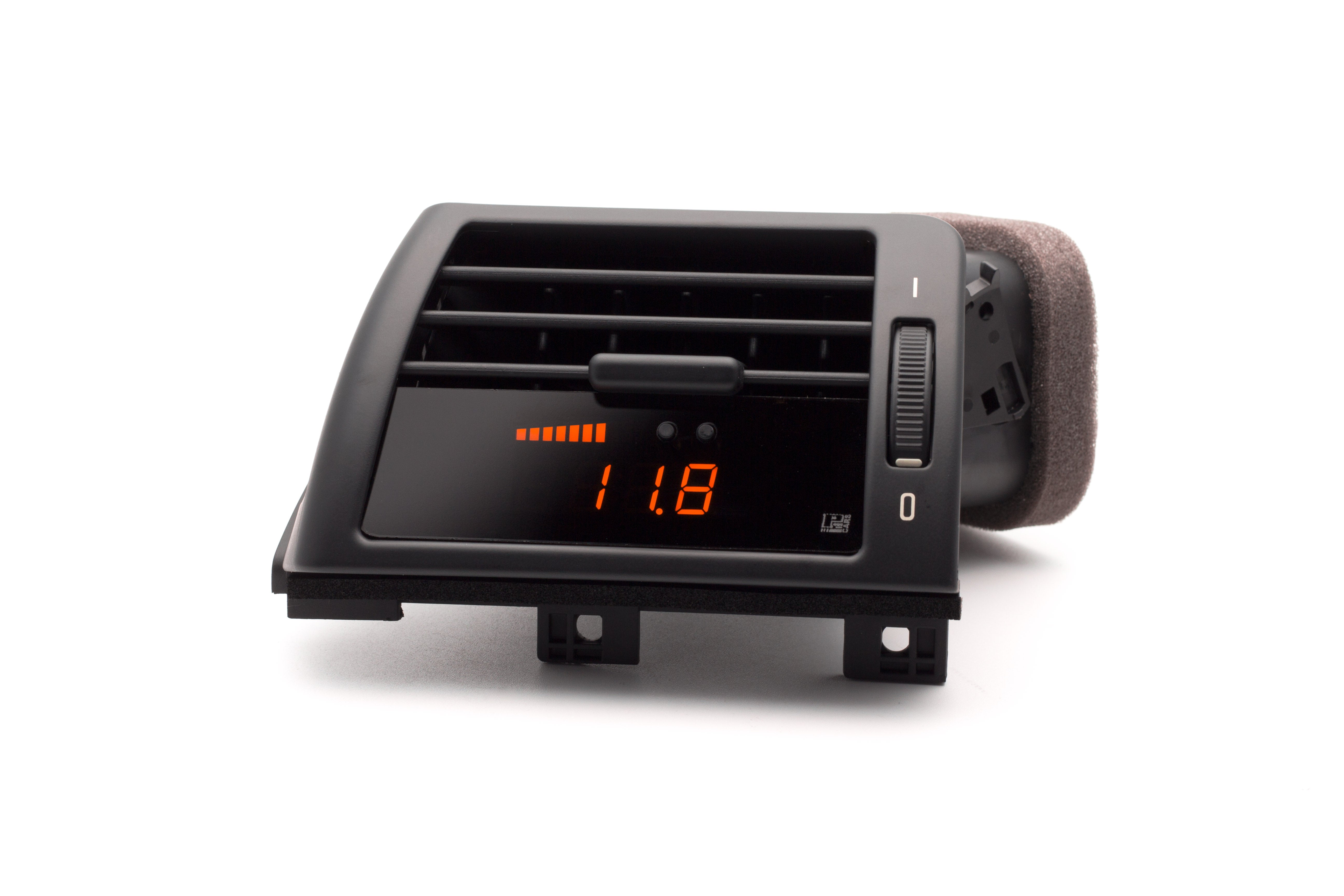 Image of P3 Analog Gauge - BMW E46 (1997-2006) With Vent Orange Bars / Orange Digits