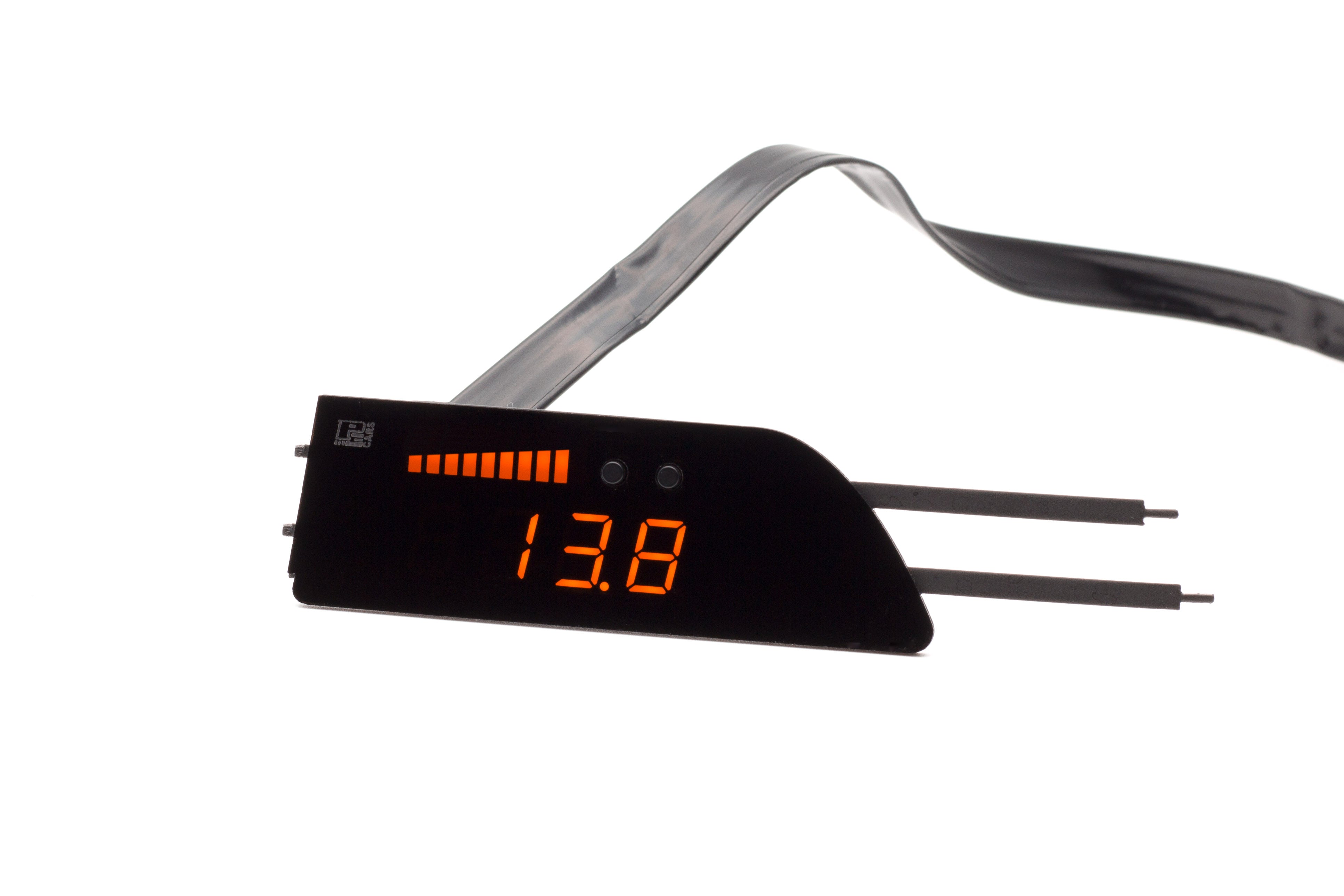 Image of P3 Analog Gauge - BMW 6 Series E63/E64 (2004-2010) Without Vent Orange Bars / Orange Digits