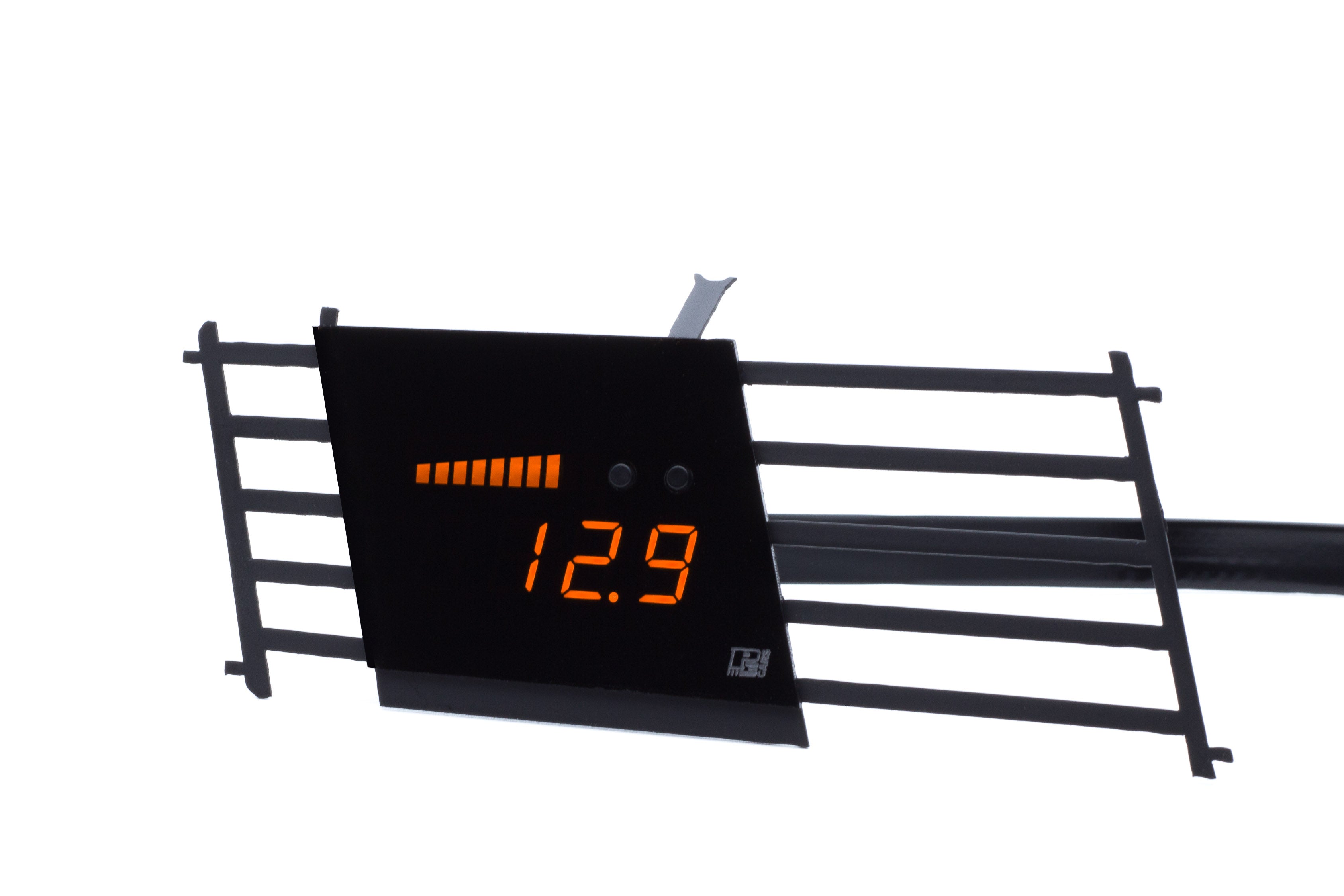Image of P3 Analog Gauge - BMW E6X (2003-2010) Without Vent Orange Bars / Orange Digits