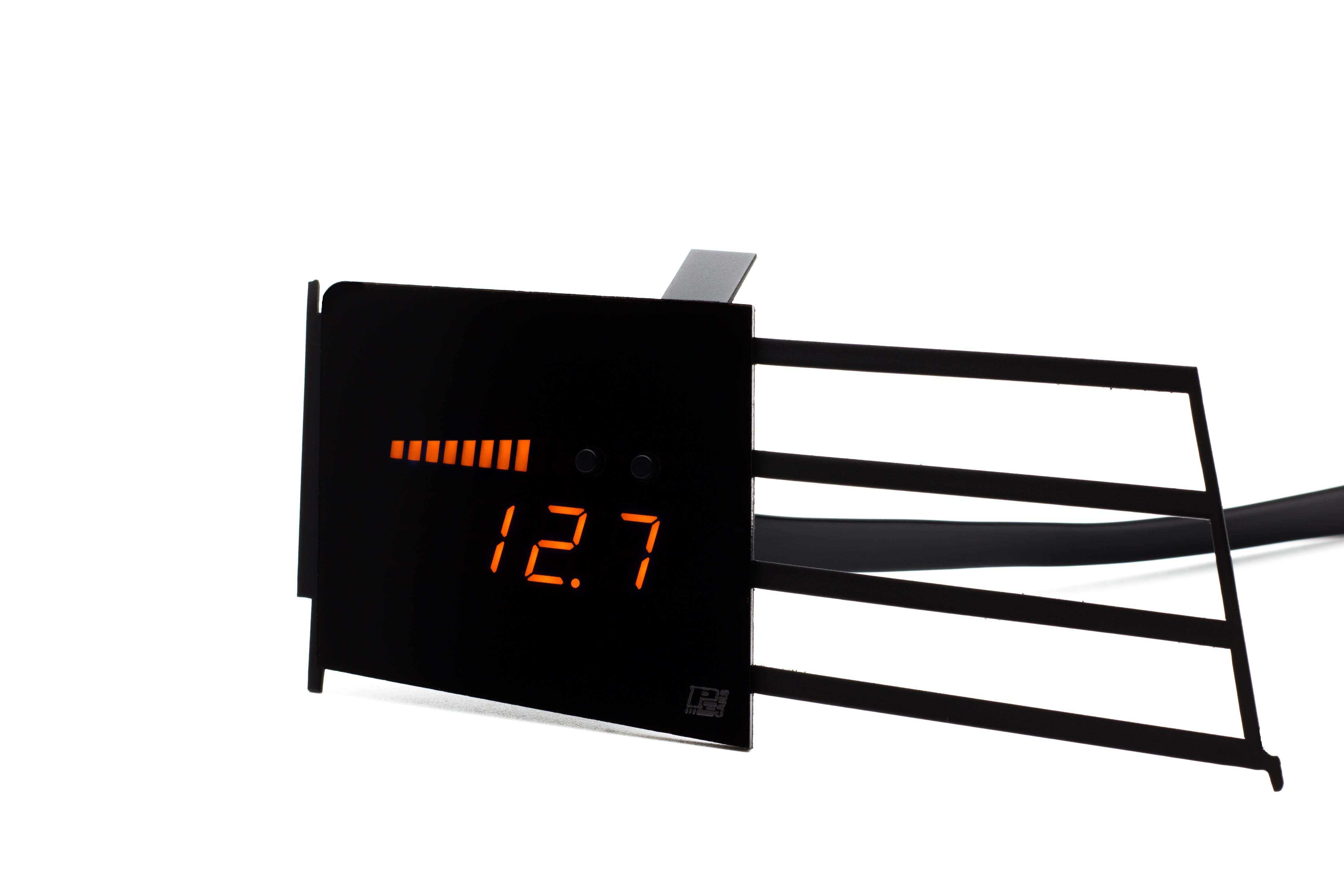 Image of P3 Analog Gauge - BMW X5 X6 E70/E71 (2008-2014) Without Vent Orange Bars / Orange Digits