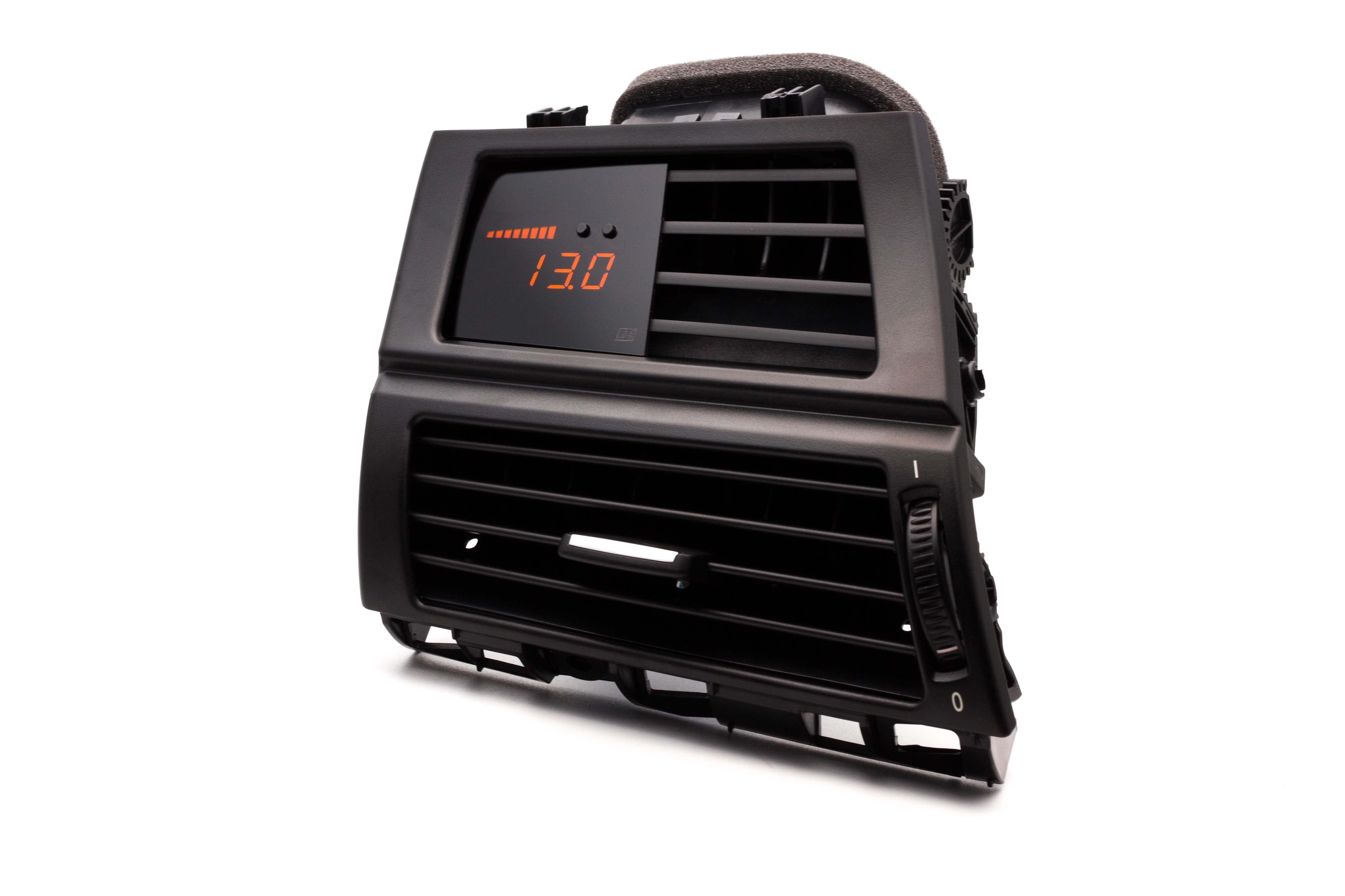 Image of P3 Analog Gauge - BMW X5 X6 E70/E71 (2008-2014) With Vent Orange Bars / Orange Digits