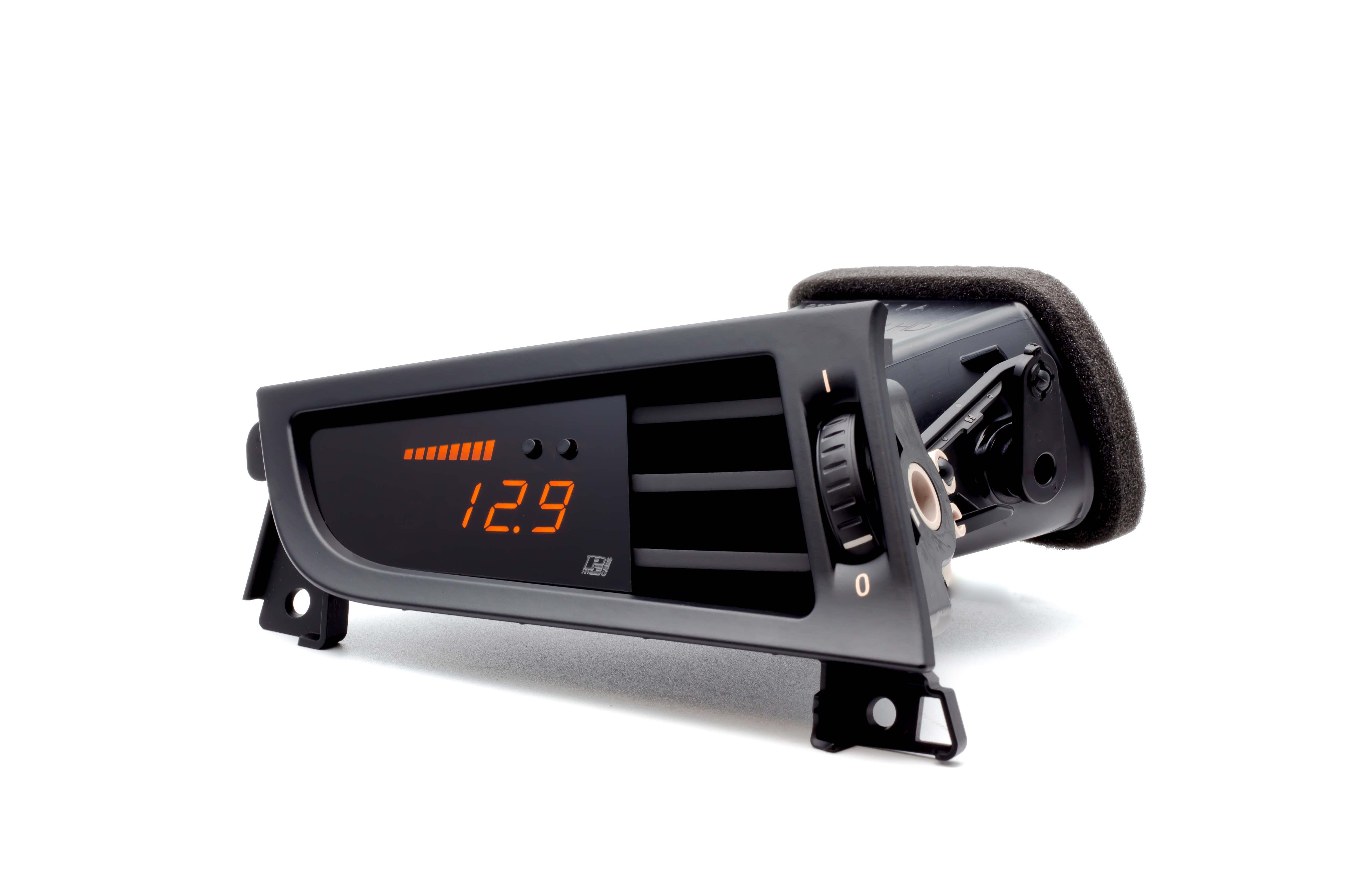 Image of P3 Analog Gauge - BMW Z4 E89 (2009-2016) With Vent Orange Bars / Orange Digits