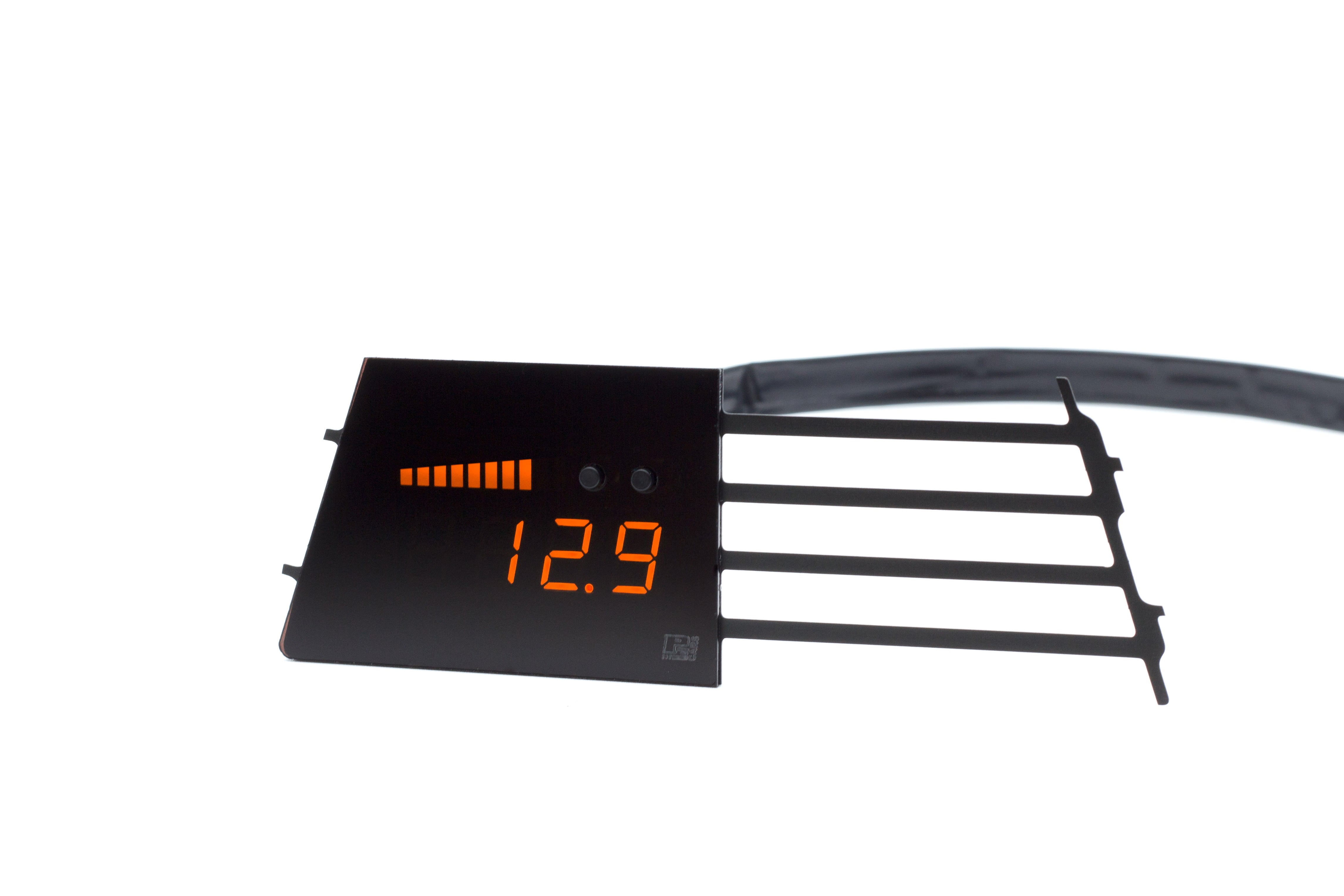 Image of P3 Analog Gauge - BMW 3 Series E9X (2004-2013) Without Vent Orange Bars / Orange Digits